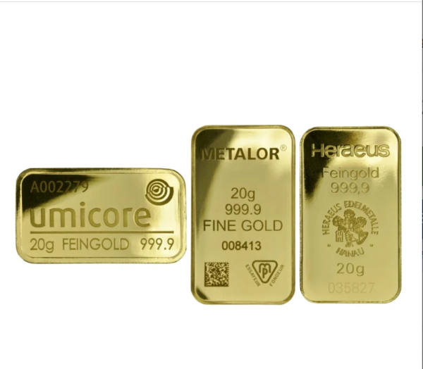 Premium 20g Gold Bars for Sale